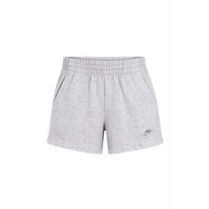 Nike Women’s Medium Oatmeal Speckled Fleece Lounge Shorts Pockets Gray